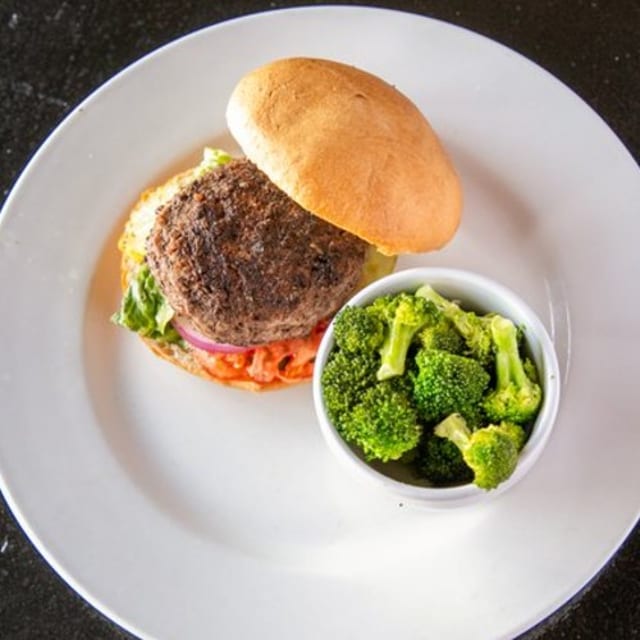 Ground Beef Burger.